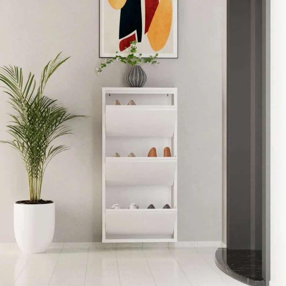 Kenkäkaappi Linento Furniture 3 Piece Metal, 50x103cm