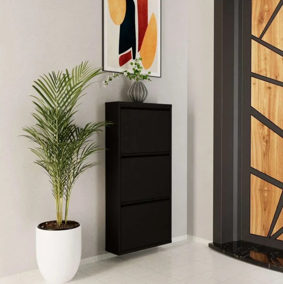 Kenkäkaappi Linento Furniture 3 Piece Metal, 50x103cm