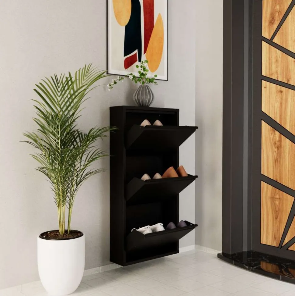 Kenkäkaappi Linento Furniture 3 Piece Metal, 50x103cm