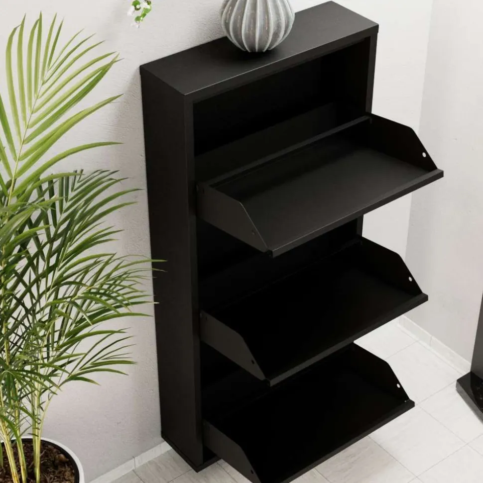 Kenkäkaappi Linento Furniture 3 Piece Metal, 50x103cm