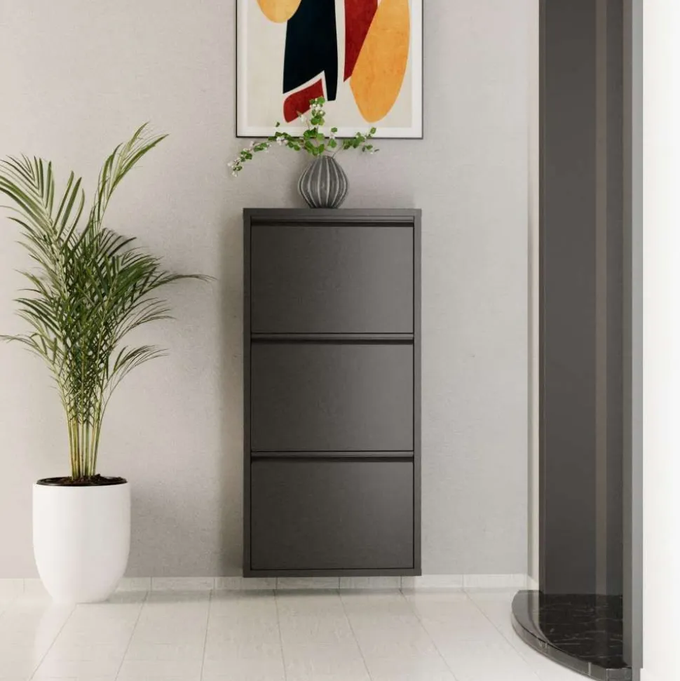 Kenkäkaappi Linento Furniture 3 Piece Metal, 50x103cm