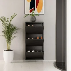 Kenkäkaappi Linento Furniture 3 Piece Metal, 50x103cm