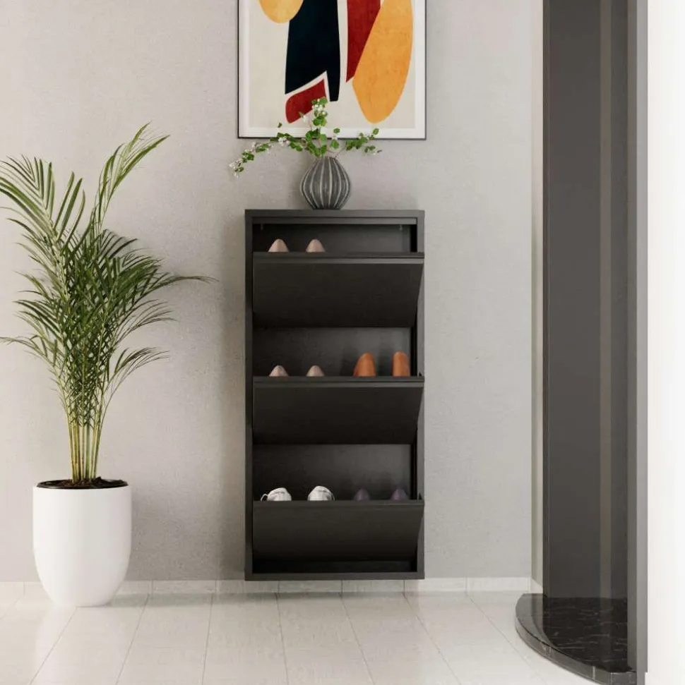 Kenkäkaappi Linento Furniture 3 Piece Metal, 50x103cm