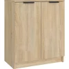 Kenkäkaappi Sonoma-tammi 59x35x70 cm tekninen puu (11424)