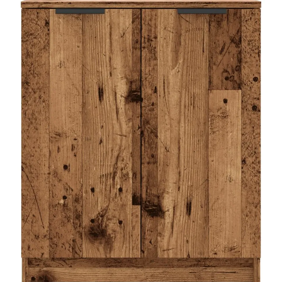 Kenkäkaappi vanha puu 59x35x70 cm tekninen puu (56989)