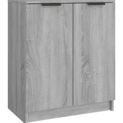 Kenkäteline harmaa Sonoma 59x35x70 cm tekninen puu (17103)