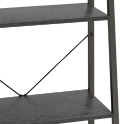 3-kerroksinen lattiahylly 56x35x108 cm vaaleanruskea/musta