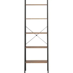 3-kerroksinen lattiahylly 56x35x108 cm vaaleanruskea/musta