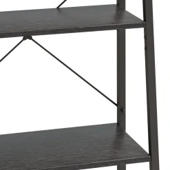 3-kerroksinen lattiahylly 56x35x108 cm vaaleanruskea/musta