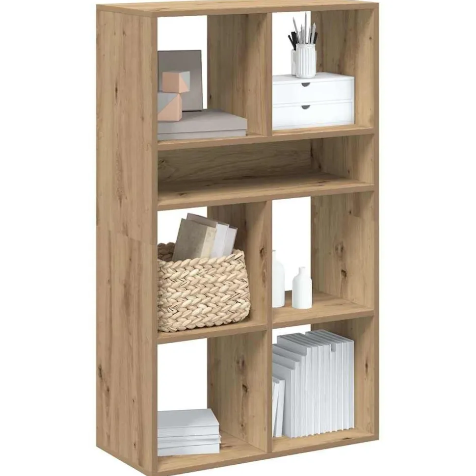 Kirjahylly artesaani tammi 66x31x112 cm tekninen puu (60309)
