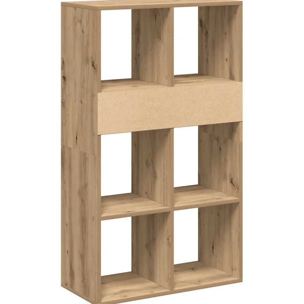 Kirjahylly artesaani tammi 66x31x112 cm tekninen puu (60309)