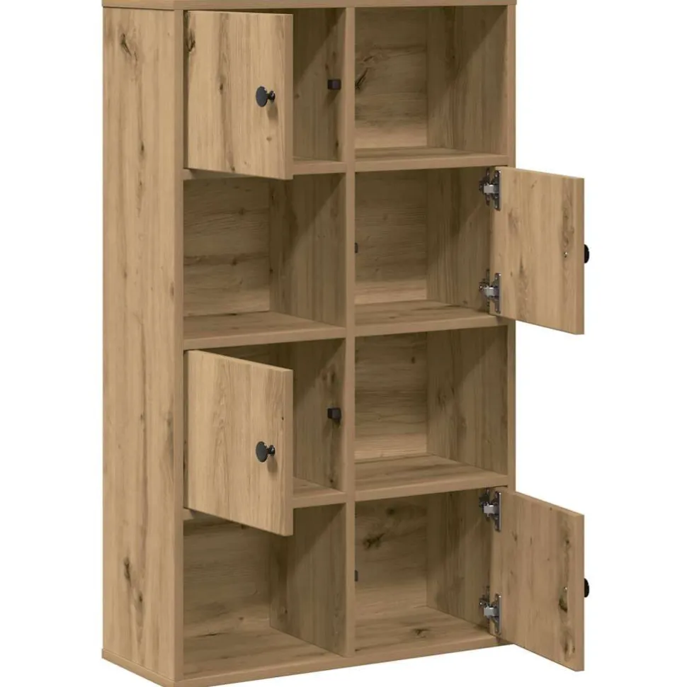 Kirjahylly artesaani tammi 60x24x101,5 cm tekninen puu (60399)