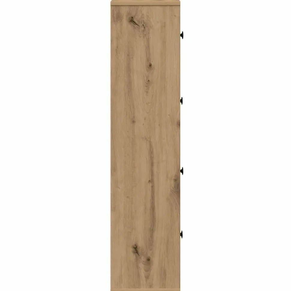 Kirjahylly artesaani tammi 60x24x101,5 cm tekninen puu (60399)