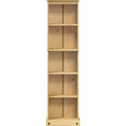 Kirjahylly Corona 46x20x170 cm täysi mänty (02779)