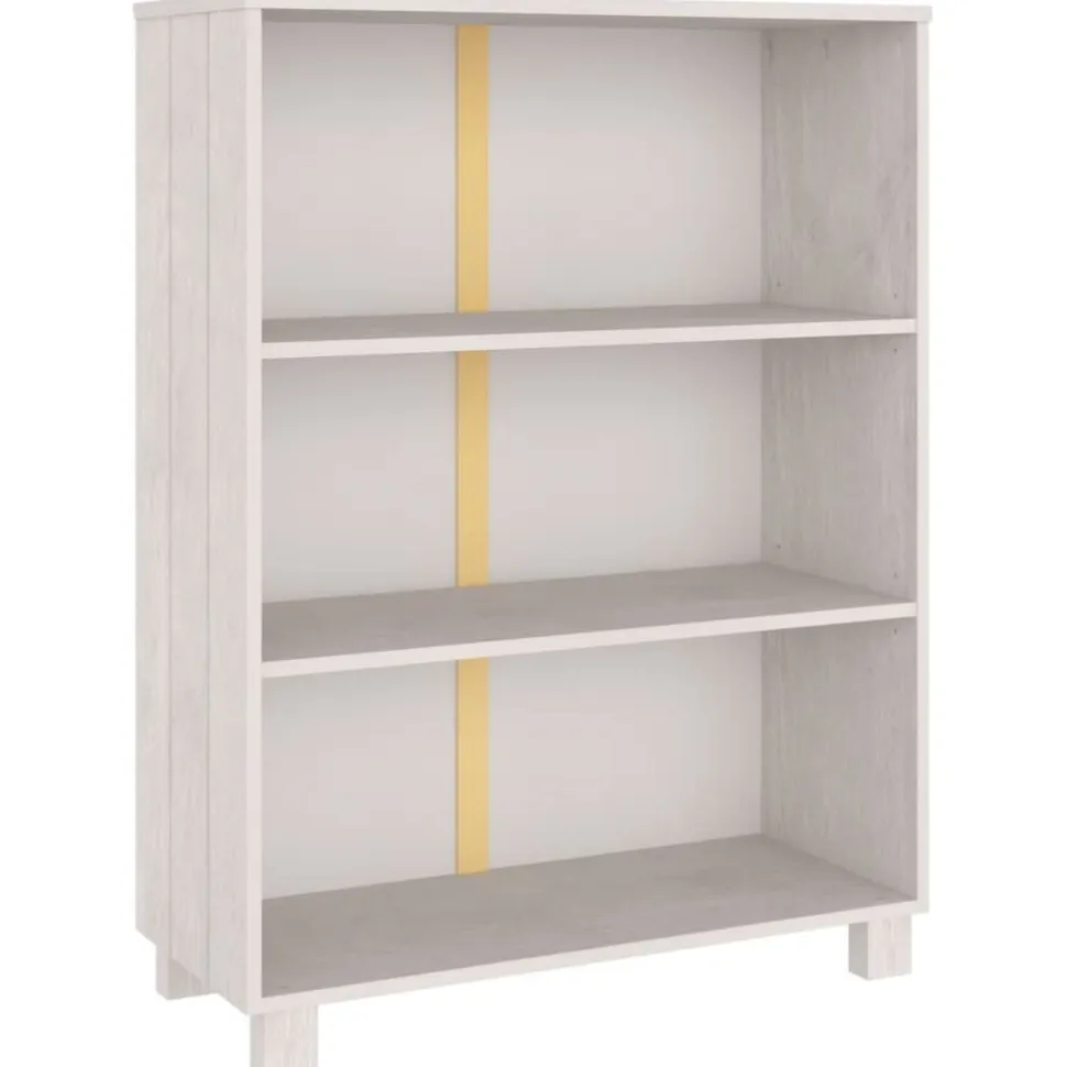 Kirjahylly Hamar 85x35x112 cm mänty valkoinen