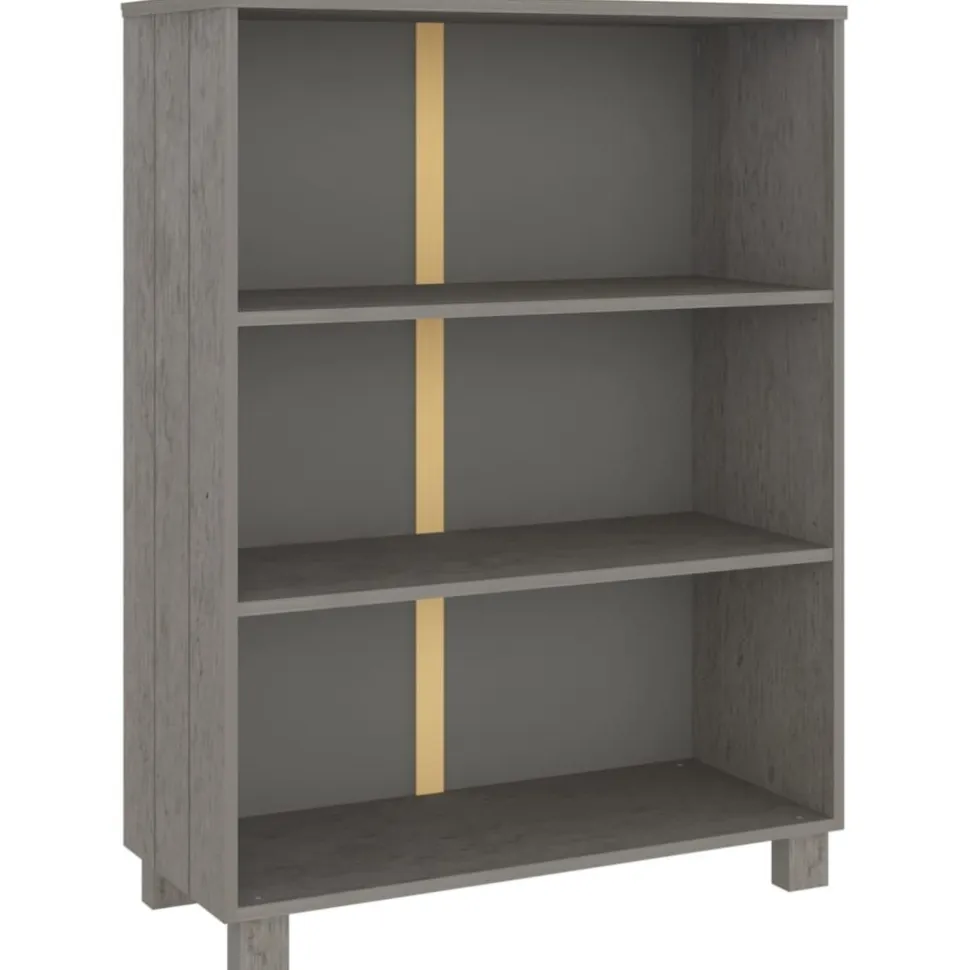 Kirjahylly Hamar 85x35x112 cm mänty valkoinen