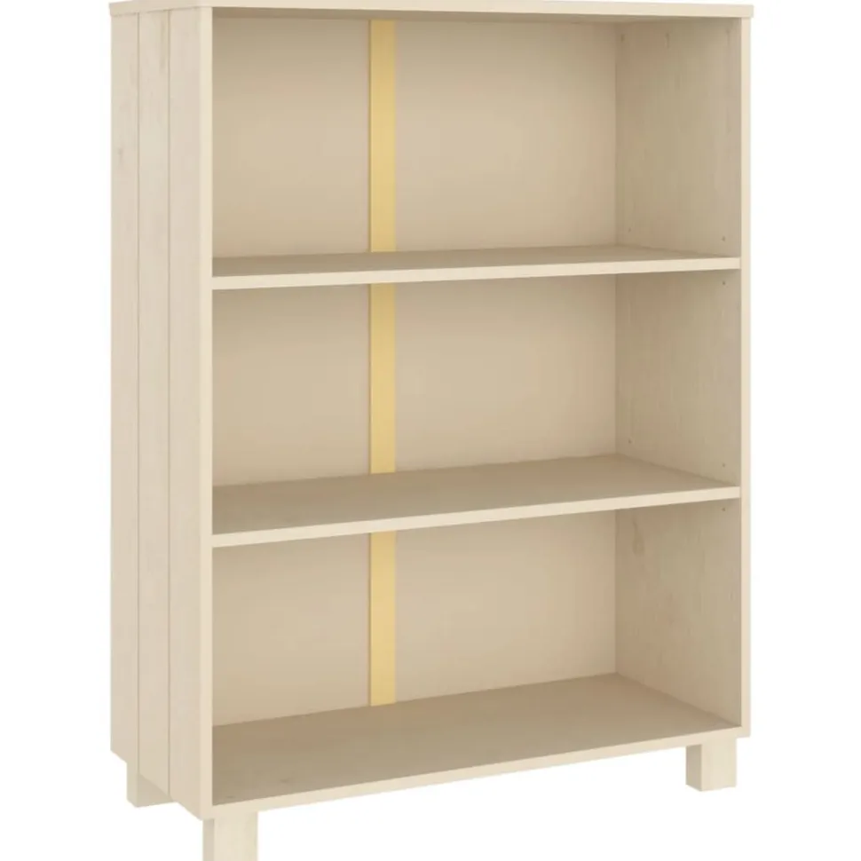 Kirjahylly Hamar 85x35x112 cm mänty valkoinen