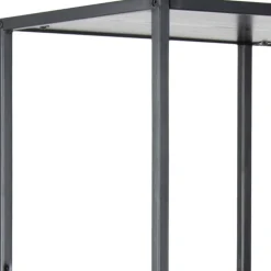 Kirjahylly Home4You SEAFORD 77x35xK185 cm, musta
