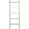 Kirjahylly Linento Furniture Piante valkoinen/kulta