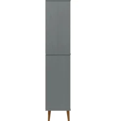 Kirjahylly Molde 85x35x170,5 cm mänty harmaa