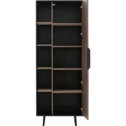 Kirjahylly Nomla R1D PINELLI PN-03, 70x190cm, musta/ruskea