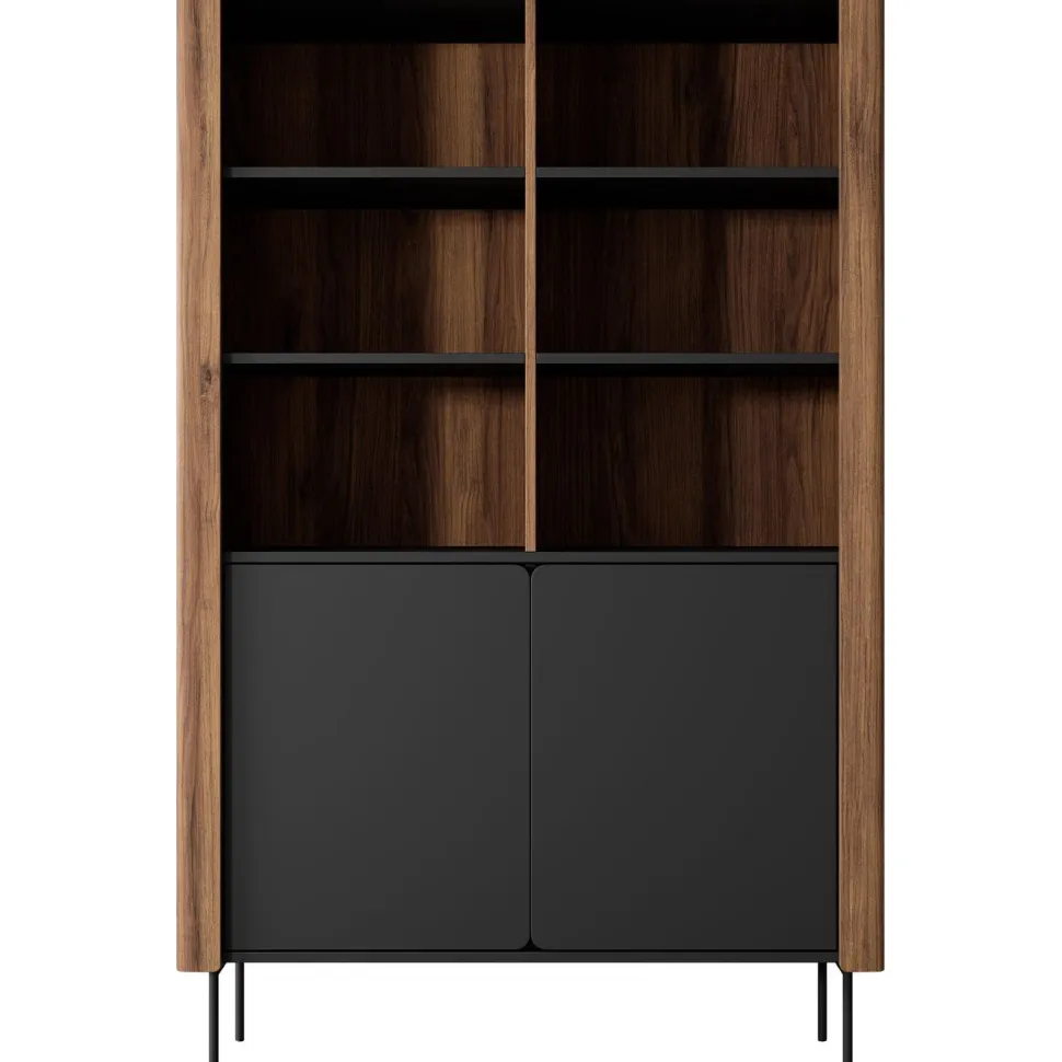 Kirjahylly Nomla WRAP R105, 105x167cm, musta/ruskea