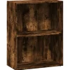 Kirjahylly savutammi 60x30x77 cm tekninen puu (57894)