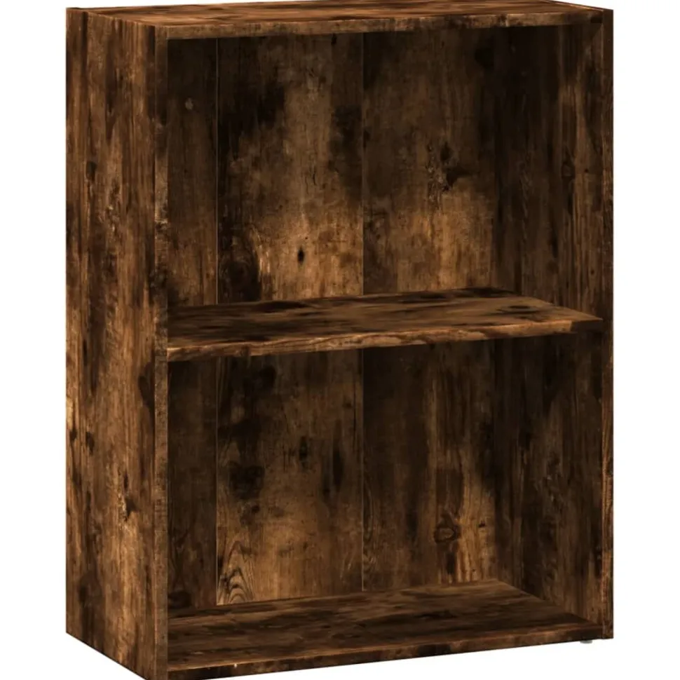 Kirjahylly savutammi 60x30x77 cm tekninen puu (57894)