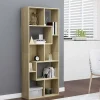 Kirjahylly sonoma-tammi 67x24x161 cm lastulevy