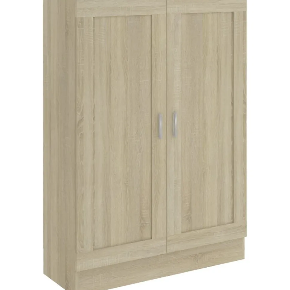 Kirjahylly sonoma-tammi 82,5x30,5x115 cm lastulevy