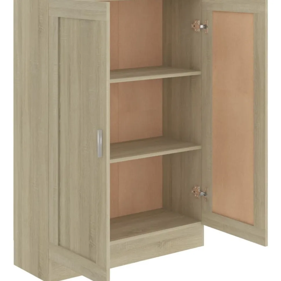 Kirjahylly sonoma-tammi 82,5x30,5x115 cm lastulevy