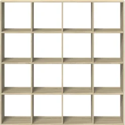 Kirjahylly Sonoma-tammi 137,5x29x137,5 cm lastulevy (10291)