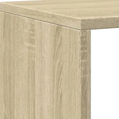 Kirjahylly Sonoma-tammi 137,5x29x137,5 cm lastulevy (10291)
