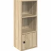 Kirjahylly Sonoma-tammi 31x24x77 cm tekninen puu (60330)