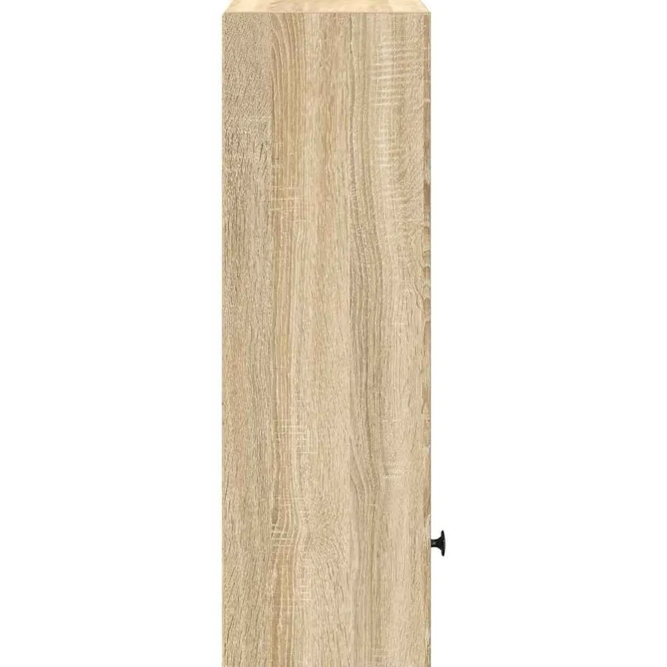 Kirjahylly Sonoma-tammi 31x24x77 cm tekninen puu (60330)