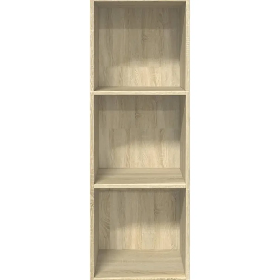 Kirjahylly Sonoma-tammi 40x30x114 cm tekninen puu (57869)