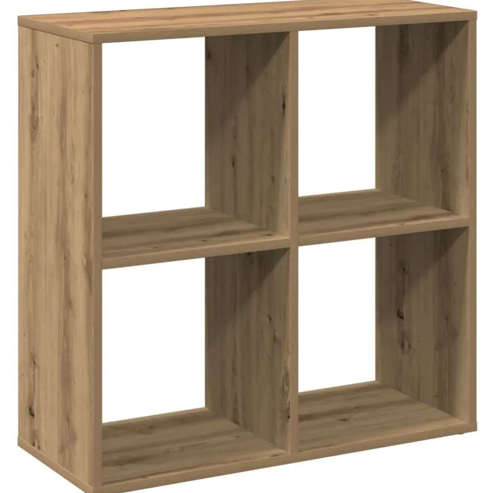 Kirjahylly/Tilanjakaja tammi 69,5x29x69,5 cm tekninen puu (58011)
