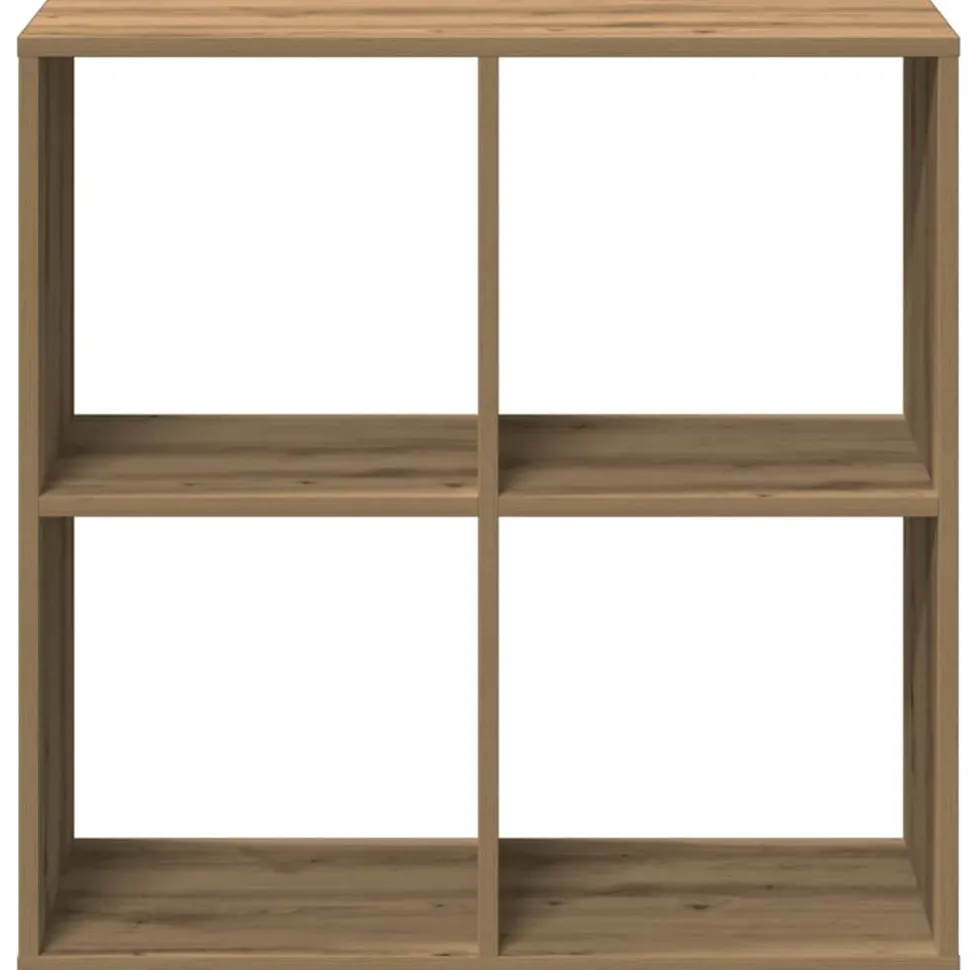 Kirjahylly/Tilanjakaja tammi 69,5x29x69,5 cm tekninen puu (58011)