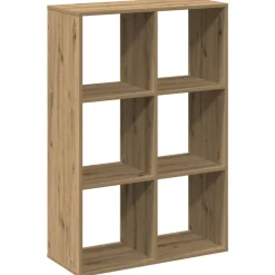 Kirjahylly/Tilanjakaja tammi 69,5x29x103,5 cm tekninen puu (58020)