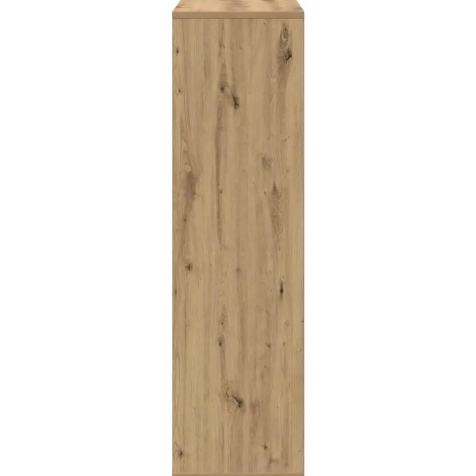 Kirjahylly/Tilanjakaja tammi 69,5x29x103,5 cm tekninen puu (58020)