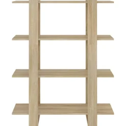 Kirjahylly/tilanjakaja 100x30x123,5 cm betoninharmaa
