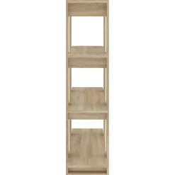Kirjahylly/tilanjakaja 100x30x123,5 cm betoninharmaa