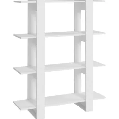Kirjahylly/tilanjakaja 100x30x123,5 cm betoninharmaa