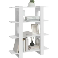 Kirjahylly/tilanjakaja 100x30x123,5 cm betoninharmaa