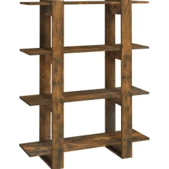Kirjahylly/tilanjakaja 100x30x123,5 cm betoninharmaa