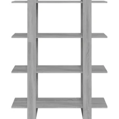 Kirjahylly/tilanjakaja 100x30x123,5 cm betoninharmaa
