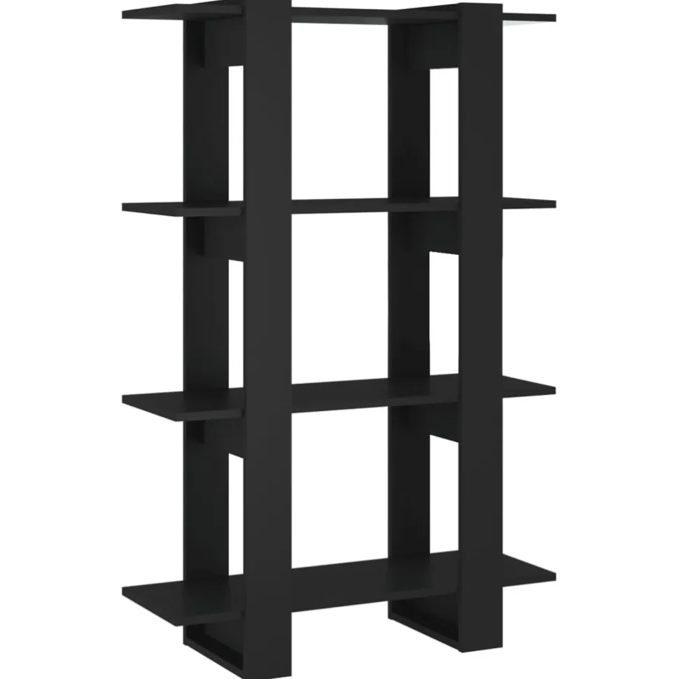 Kirjahylly/tilanjakaja 80x30x123,5 cm betoninharmaa