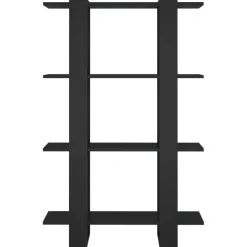 Kirjahylly/tilanjakaja 80x30x123,5 cm betoninharmaa