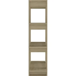Kirjahylly/tilanjakaja 80x30x123,5 cm betoninharmaa