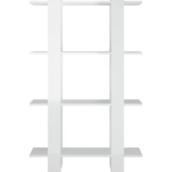 Kirjahylly/tilanjakaja 80x30x123,5 cm betoninharmaa